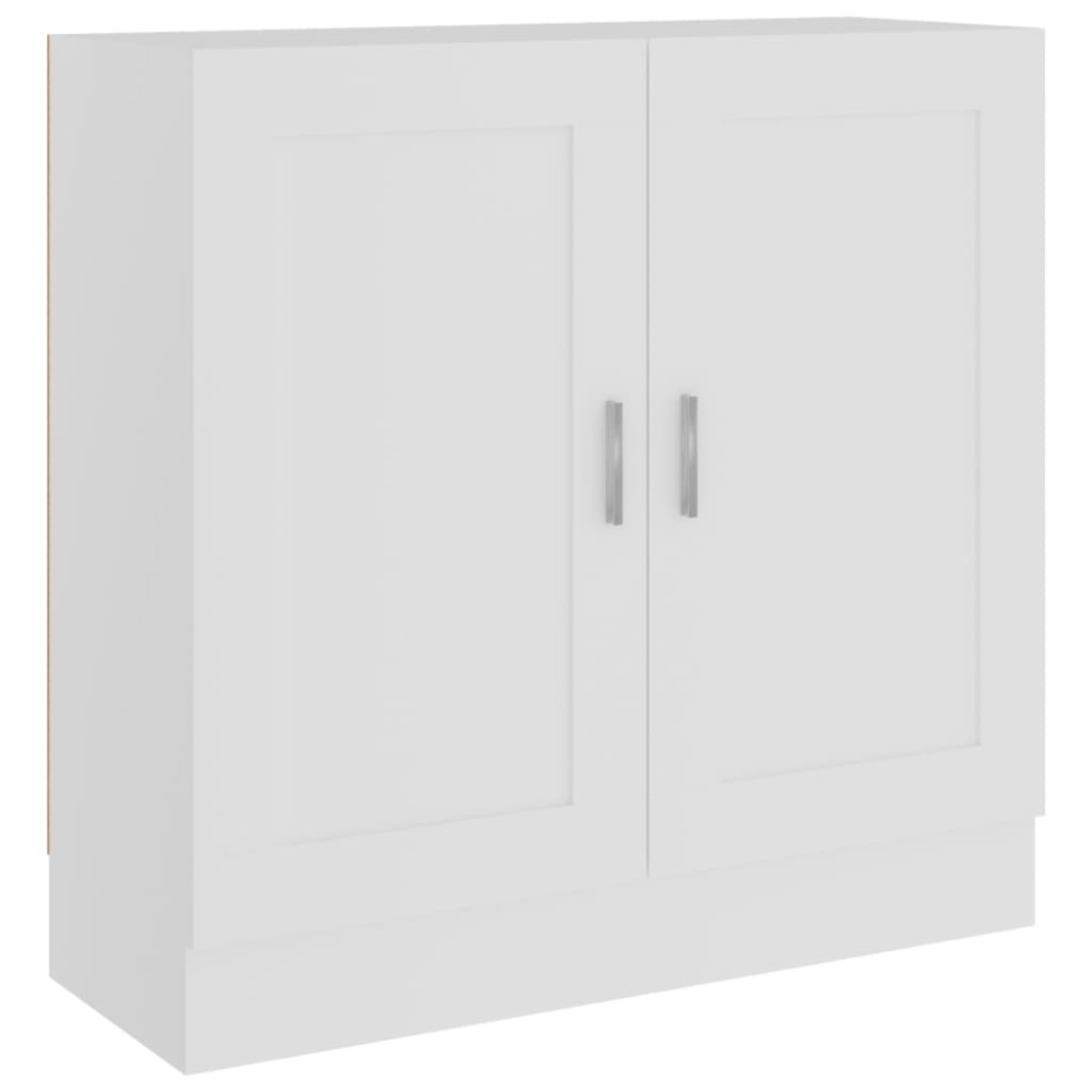 vidaXL Bibliotecă, alb, 82,5x30,5x80 cm, lemn prelucrat
