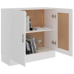 vidaXL Bibliotecă, alb, 82,5x30,5x80 cm, lemn prelucrat vidaXL Bibliotecă, alb, 82,5x30,5x80 cm, lemn prelucrat