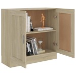 vidaXL Bibliotecă, stejar Sonoma, 82,5x30,5x80 cm, lemn prelucrat vidaXL Bibliotecă, stejar Sonoma, 82,5x30,5x80 cm, lemn prelucrat