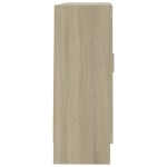 vidaXL Bibliotecă, stejar Sonoma, 82,5x30,5x80 cm, lemn prelucrat vidaXL Bibliotecă, stejar Sonoma, 82,5x30,5x80 cm, lemn prelucrat