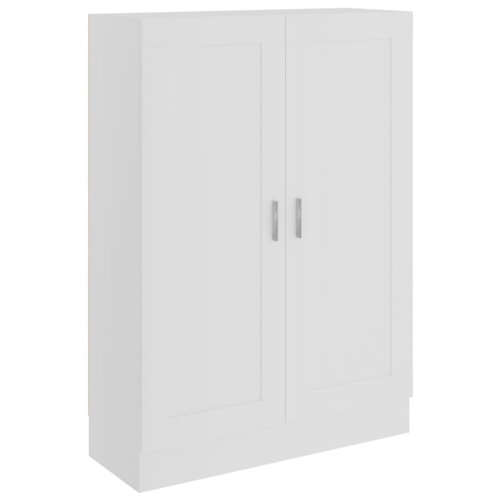 vidaXL Bibliotecă, alb, 82,5 x 30,5 x 115 cm, lemn prelucrat