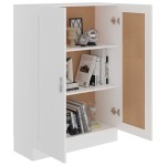 vidaXL Bibliotecă, alb, 82,5 x 30,5 x 115 cm, lemn prelucrat vidaXL Bibliotecă, alb, 82,5 x 30,5 x 115 cm, lemn prelucrat