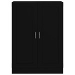 vidaXL Bibliotecă, negru, 82,5 x 30,5 x 115 cm, lemn prelucrat vidaXL Bibliotecă, negru, 82,5 x 30,5 x 115 cm, lemn prelucrat