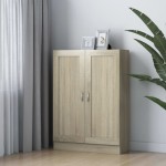 vidaXL Bibliotecă, stejar sonoma, 82,5 x 30,5 x 115 cm, lemn prelucrat vidaXL Bibliotecă, stejar sonoma, 82,5 x 30,5 x 115 cm, lemn prelucrat