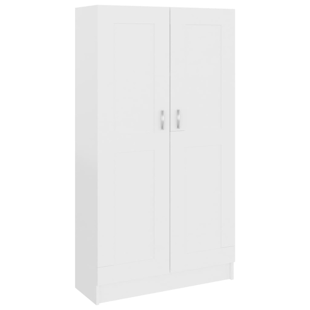 vidaXL Bibliotecă, alb, 82,5 x 30,5 x 150 cm, lemn prelucrat