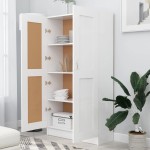 vidaXL Bibliotecă, alb, 82,5 x 30,5 x 150 cm, lemn prelucrat vidaXL Bibliotecă, alb, 82,5 x 30,5 x 150 cm, lemn prelucrat