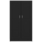 vidaXL Bibliotecă, negru, 82,5x30,5x150 cm, lemn prelucrat vidaXL Bibliotecă, negru, 82,5x30,5x150 cm, lemn prelucrat