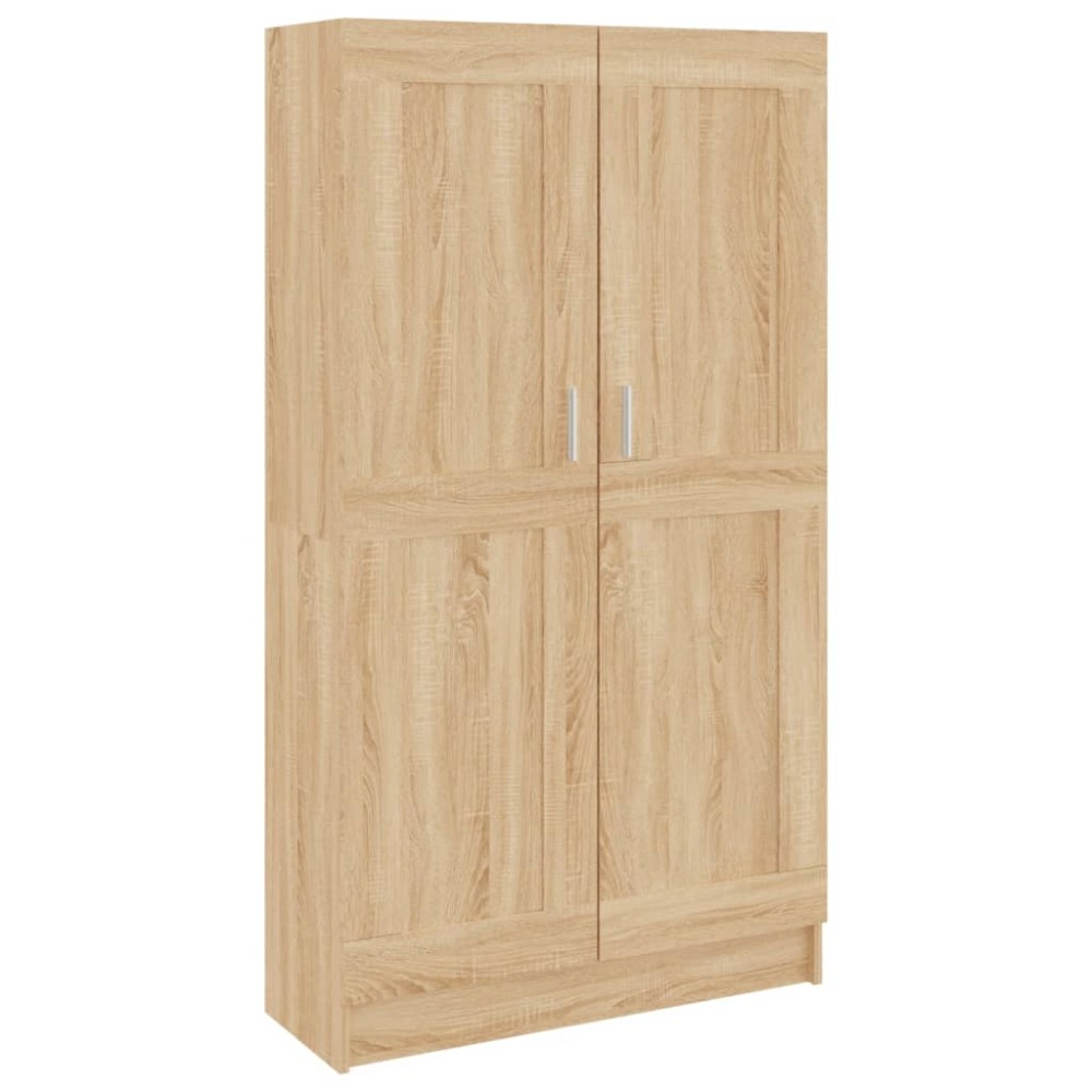 vidaXL Bibliotecă, stejar Sonoma, 82,5x30,5x150 cm, lemn prelucrat