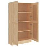 vidaXL Bibliotecă, stejar Sonoma, 82,5x30,5x150 cm, lemn prelucrat vidaXL Bibliotecă, stejar Sonoma, 82,5x30,5x150 cm, lemn prelucrat