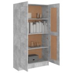 vidaXL Bibliotecă, gri beton, 82,5 x 30,5 x 150 cm, lemn prelucrat vidaXL Bibliotecă, gri beton, 82,5 x 30,5 x 150 cm, lemn prelucrat
