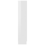 vidaXL Bibliotecă, alb extralucios, 82,5x30,5x150 cm, lemn prelucrat vidaXL Bibliotecă, alb extralucios, 82,5x30,5x150 cm, lemn prelucrat