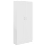 vidaXL Bibliotecă, alb, 82,5x30,5x185,5 cm, lemn prelucrat vidaXL Bibliotecă, alb, 82,5x30,5x185,5 cm, lemn prelucrat