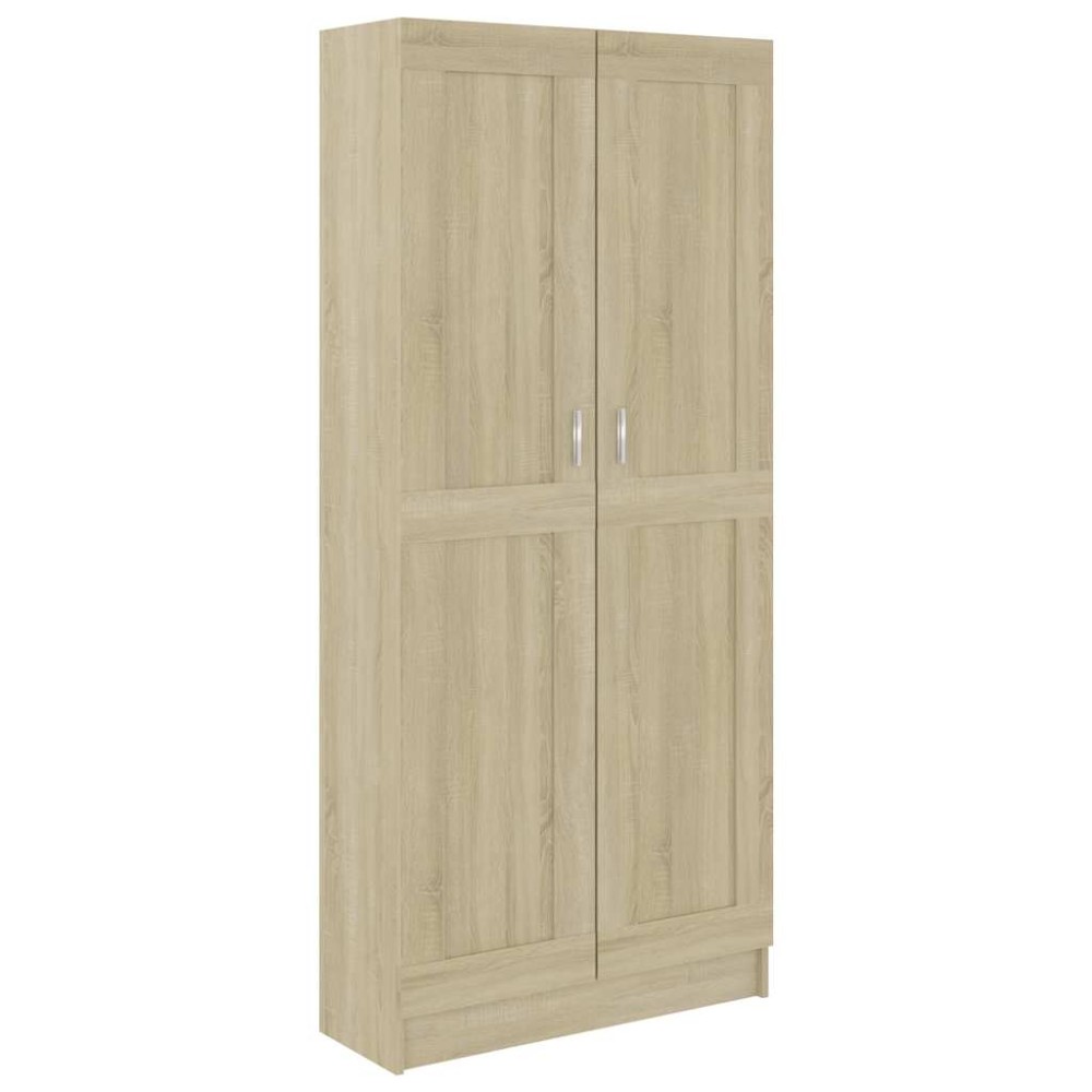 vidaXL Bibliotecă, stejar sonoma, 82,5x30,5x185,5 cm, lemn prelucrat