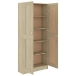 vidaXL Bibliotecă, stejar sonoma, 82,5x30,5x185,5 cm, lemn prelucrat vidaXL Bibliotecă, stejar sonoma, 82,5x30,5x185,5 cm, lemn prelucrat