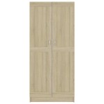 vidaXL Bibliotecă, stejar sonoma, 82,5x30,5x185,5 cm, lemn prelucrat vidaXL Bibliotecă, stejar sonoma, 82,5x30,5x185,5 cm, lemn prelucrat