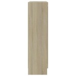 vidaXL Dulap cu vitrină stejar sonoma 82,5x30,5x115 cm lemn prelucrat vidaXL Dulap cu vitrină stejar sonoma 82,5x30,5x115 cm lemn prelucrat