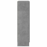 vidaXL Dulap cu vitrină, gri beton, 82,5x30,5x115 cm, lemn prelucrat vidaXL Dulap cu vitrină, gri beton, 82,5x30,5x115 cm, lemn prelucrat