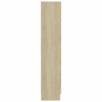 vidaXL Dulap cu vitrină stejar sonoma 82,5x30,5x150 cm, lemn prelucrat vidaXL Dulap cu vitrină stejar sonoma 82,5x30,5x150 cm, lemn prelucrat