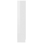 vidaXL Dulap vitrină, alb extralucios 82,5x30,5x150 cm lemn prelucrat