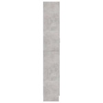 vidaXL Dulap cu vitrină, gri beton, 82,5x30,5x185,5 cm, lemn prelucrat vidaXL Dulap cu vitrină, gri beton, 82,5x30,5x185,5 cm, lemn prelucrat