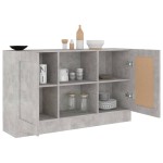 vidaXL Dulap, gri beton, 120x30,5x70 cm, lemn prelucrat vidaXL Dulap, gri beton, 120x30,5x70 cm, lemn prelucrat