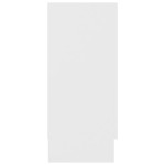 vidaXL Dulap cu vitrină, alb, 120 x 30,5 x 70 cm, lemn prelucrat