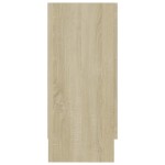 vidaXL Dulap cu vitrină, stejar sonoma, 120x30,5x70 cm, lemn prelucrat