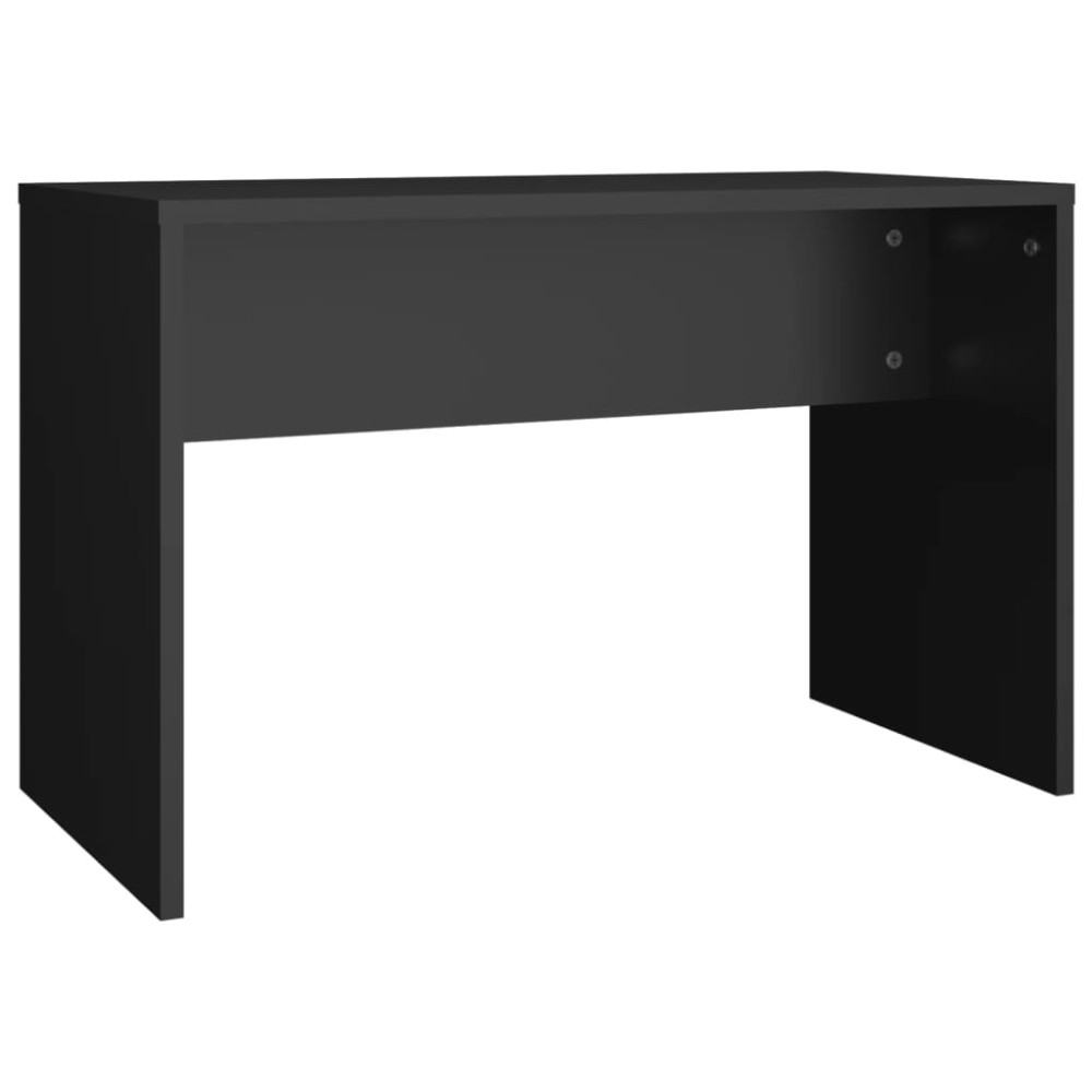 vidaXL Taburet de toaletă, negru, 70x35x45 cm, lemn prelucrat