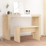 vidaXL Taburet de toaletă, stejar sonoma, 70x35x45 cm, lemn prelucrat vidaXL Taburet de toaletă, stejar sonoma, 70x35x45 cm, lemn prelucrat