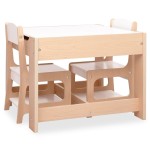 vidaXL Masă pentru copii cu 2 scaune, MDF vidaXL Masă pentru copii cu 2 scaune, MDF