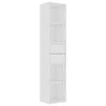 vidaXL Bibliotecă, alb, 36x30x171 cm, lemn prelucrat vidaXL Bibliotecă, alb, 36x30x171 cm, lemn prelucrat