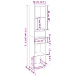 vidaXL Bibliotecă, alb, 36x30x171 cm, lemn prelucrat vidaXL Bibliotecă, alb, 36x30x171 cm, lemn prelucrat