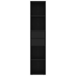vidaXL Bibliotecă, negru, 36x30x171 cm, lemn prelucrat vidaXL Bibliotecă, negru, 36x30x171 cm, lemn prelucrat