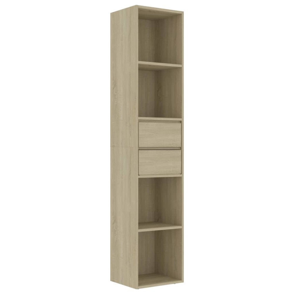 vidaXL Bibliotecă, stejar Sonoma, 36x30x171 cm, lemn prelucrat