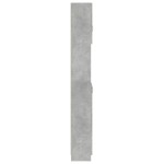 vidaXL Dulap de baie, gri beton, 32 x 25,5 x 190 cm, lemn prelucrat