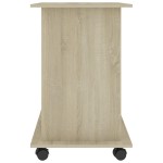vidaXL Birou computer, stejar sonoma, 80x50x75 cm, lemn prelucrat vidaXL Birou computer, stejar sonoma, 80x50x75 cm, lemn prelucrat