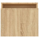 vidaXL Set măsuțe de cafea, stejar sonoma, 100x48x40cm, lemn prelucrat vidaXL Set măsuțe de cafea, stejar sonoma, 100x48x40cm, lemn prelucrat