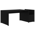 vidaXL Măsuță de cafea, negru, 90x45x35 cm, lemn prelucrat vidaXL Măsuță de cafea, negru, 90x45x35 cm, lemn prelucrat