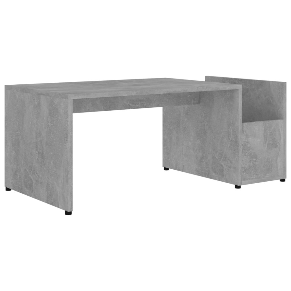 vidaXL Măsuță de cafea, gri beton, 90 x 45 x 35 cm, lemn prelucrat