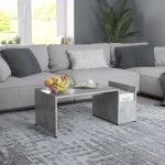 vidaXL Măsuță de cafea, gri beton, 90 x 45 x 35 cm, lemn prelucrat vidaXL Măsuță de cafea, gri beton, 90 x 45 x 35 cm, lemn prelucrat