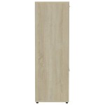 vidaXL Bibliotecă, stejar Sonoma, 90 x 30 x 90 cm, lemn prelucrat