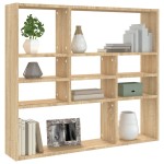 vidaXL Raft de perete, stejar Sonoma, 90 x 16 x 78 cm, lemn prelucrat