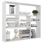 vidaXL Raft de perete, alb extralucios, 90x16x78 cm, lemn prelucrat vidaXL Raft de perete, alb extralucios, 90x16x78 cm, lemn prelucrat