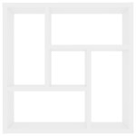 vidaXL Raft de perete, alb, 45,1 x 16 x 45,1 cm, lemn prelucrat vidaXL Raft de perete, alb, 45,1 x 16 x 45,1 cm, lemn prelucrat