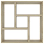 vidaXL Raft de perete, stejar Sonoma, 45,1x16x45,1 cm, lemn prelucrat