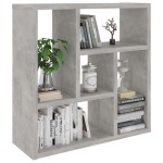 vidaXL Raft de perete, gri beton, 45,1x16x45,1 cm, lemn prelucrat
