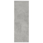 vidaXL Raft de perete, gri beton, 45,1x16x45,1 cm, lemn prelucrat