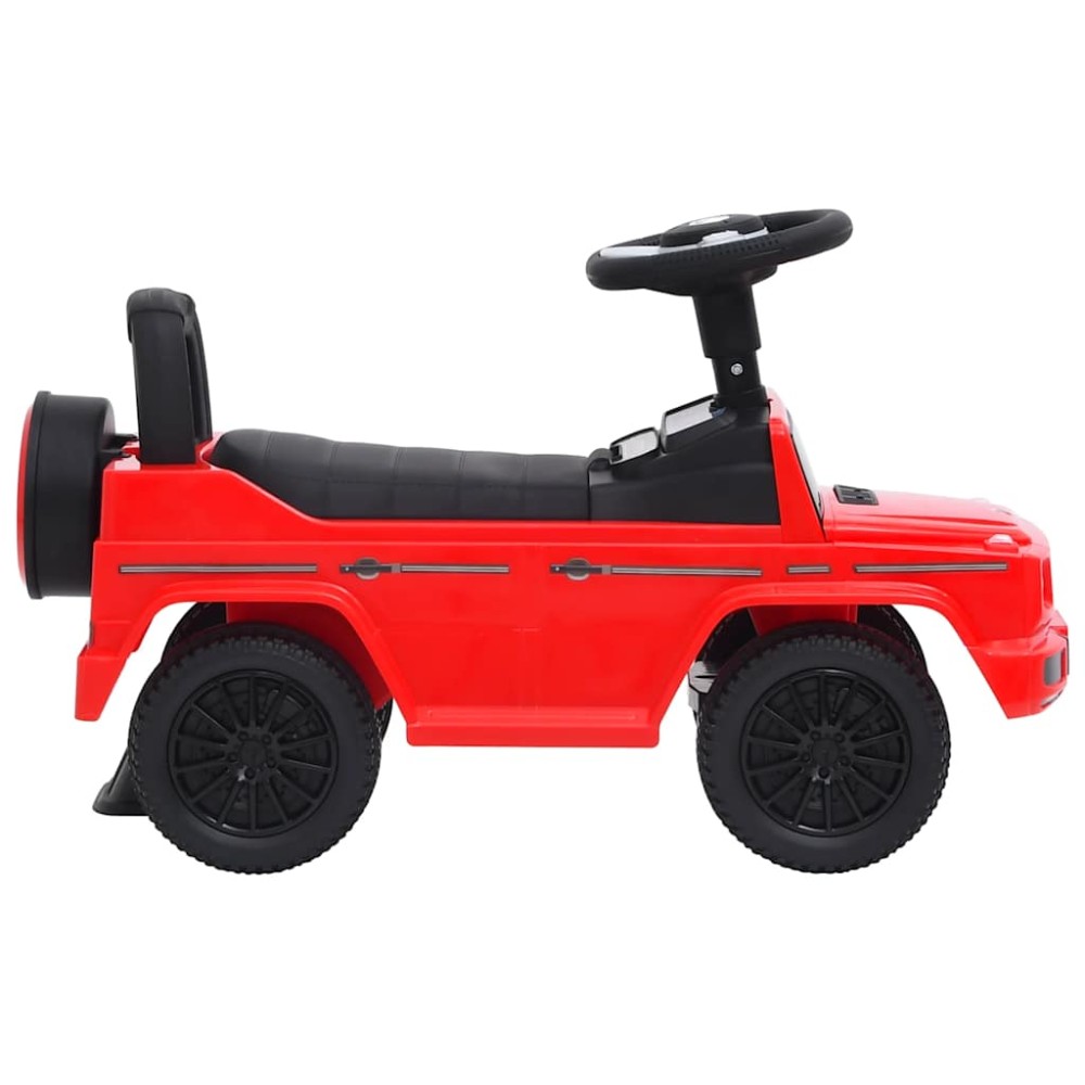 vidaXL Mașinuță pentru pași Mercedes-Benz G63, roșu