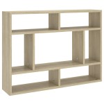 vidaXL Raft de perete, stejar Sonoma, 75x16x55 cm, lemn prelucrat vidaXL Raft de perete, stejar Sonoma, 75x16x55 cm, lemn prelucrat