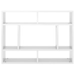 vidaXL Raft de perete, alb extralucios, 75x16x55 cm, lemn prelucrat vidaXL Raft de perete, alb extralucios, 75x16x55 cm, lemn prelucrat